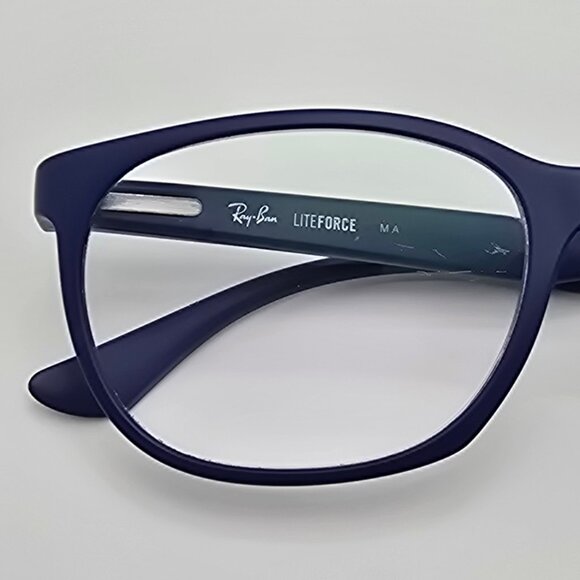 Ray-Ban RB7183 5207 Liteforce Matte Sand Blue Eyeglasses Frame Italy 53-19-145 - Picture 12 of 12